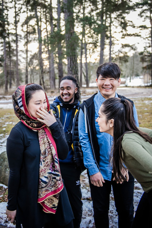 Young refugees in Sweden. Credits: Otter Magazine