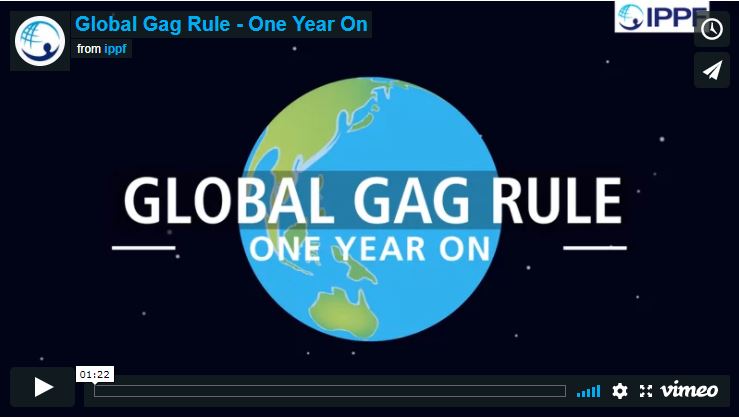 グローバル・ギャグ・ルールから一年（動画）
