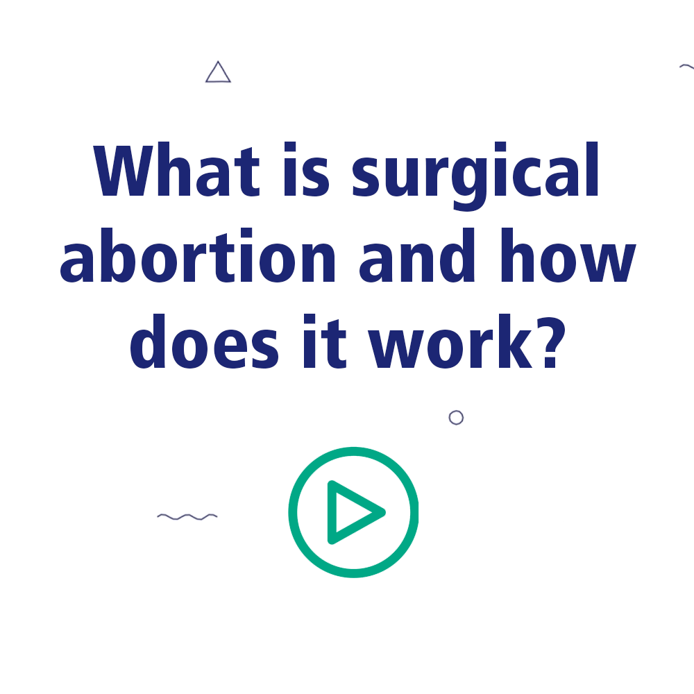 What is surgical abortion and how does it work?