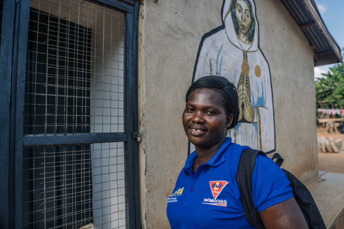Dorcas.Amakyewaa , Mim Cashew Factory worker and peer educator, 42
