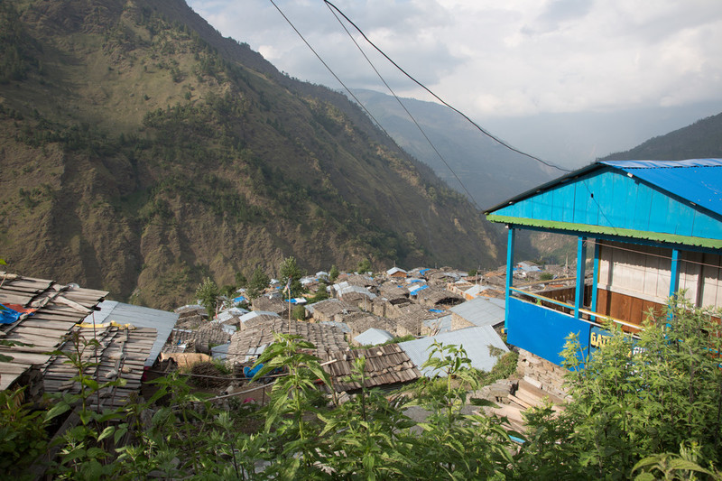 Two years after the earthquake that struck Nepal in April 2015, the village of Gatlang in the country’s mountainous north still lies in partial ruin. The houses here are built from enormous slabs of local stone, carved windows and doors, and roofs of stacked wooden planks. 