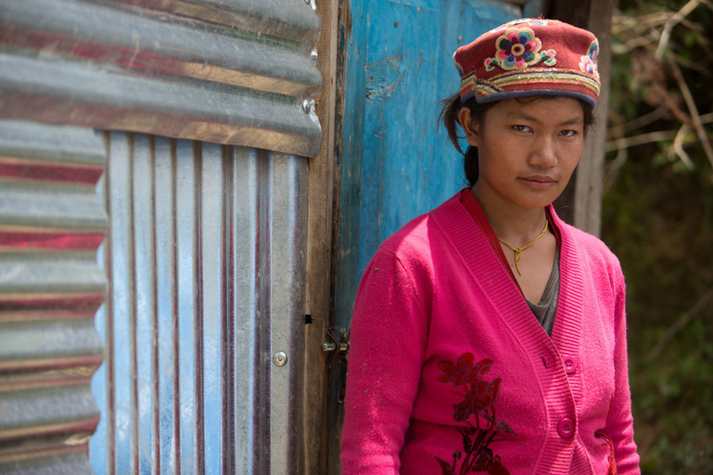 Kopila Tamang is a 24-year-old farmer and mother to two young boys. Her husband works as a lorry driver and is often away. “When the earthquake struck, I was working in the fields,” she says. “If I had been at home, I would have died.” 