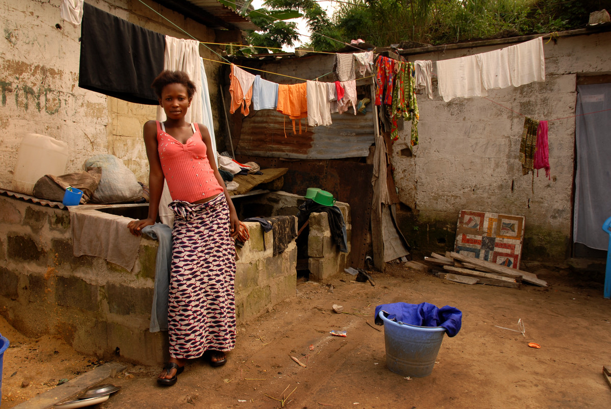 Young woman in Rwanda