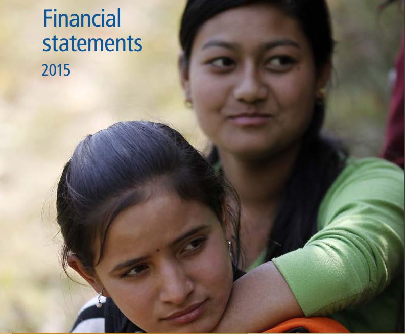 Financial Statement 2015 cover