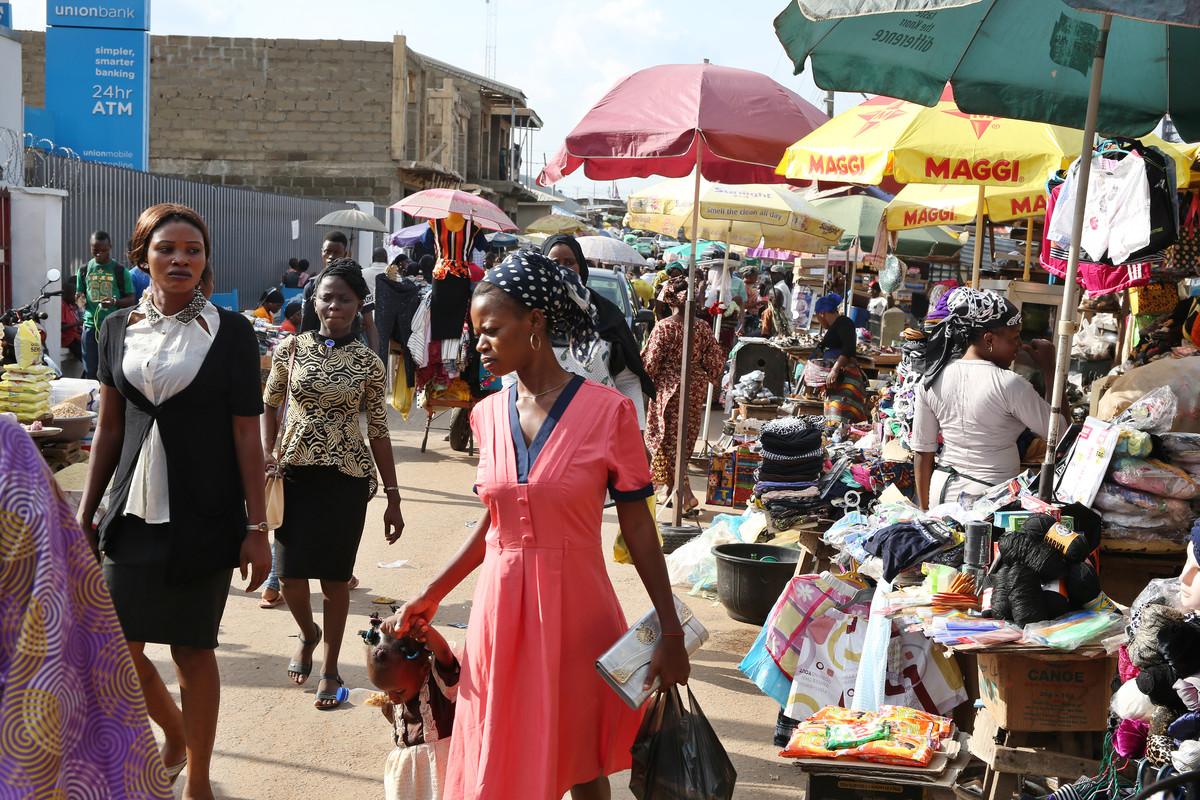 Nigerian marketplace