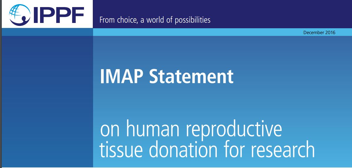 IMAP Statement on human reproductive tissue donation for research