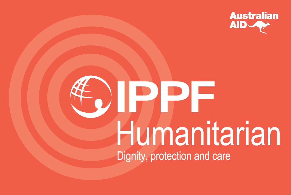 IPPF Humanitarian - Australian Aid logos