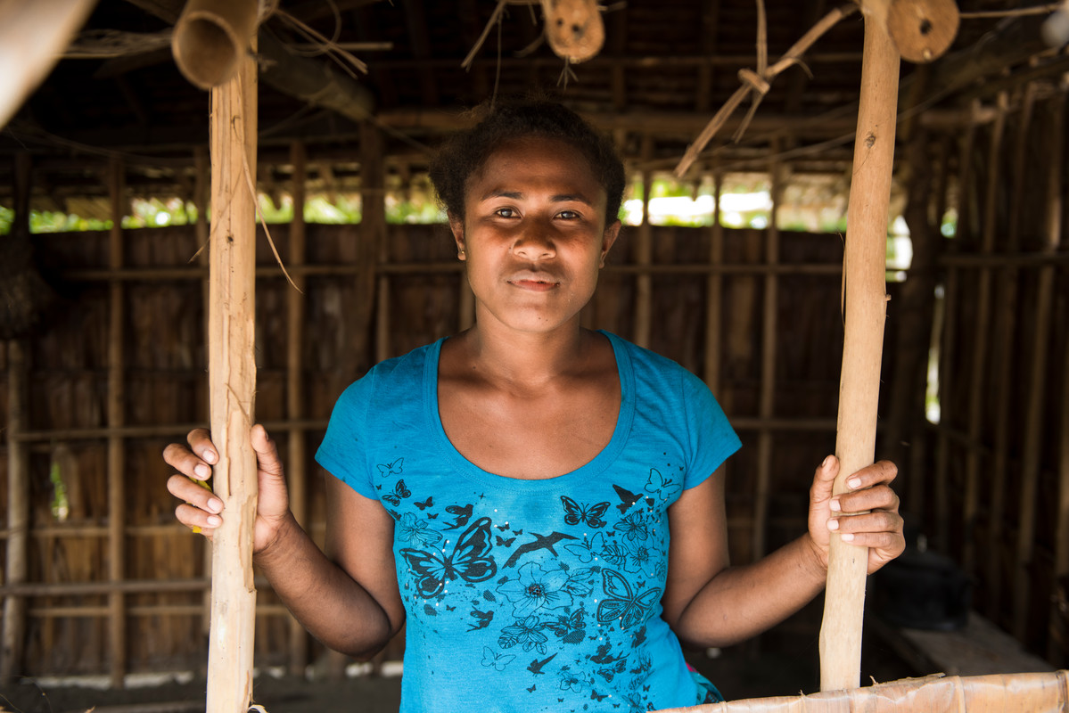 Girl in Solomon Islands credits: IPPF/Jack Robert-Tissot