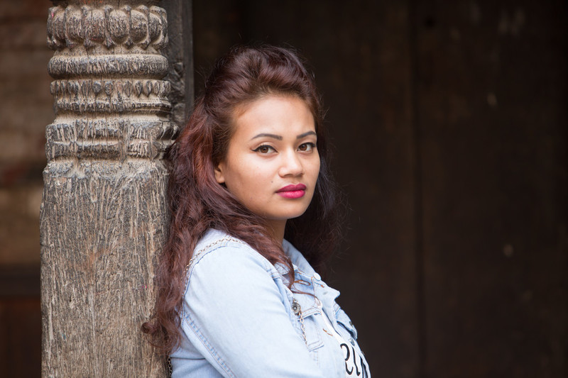 A student in Nepal is helped by IPPF, FPAN, after the earthquake