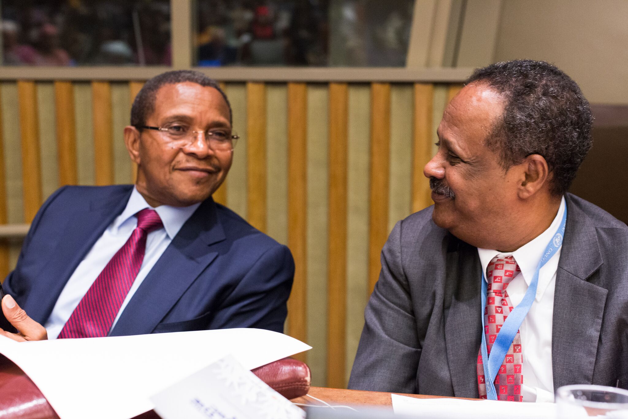 IPPF Director General T. Melesse, with former President of Tanzania H.E. Jakaya Kikwete. Credits: OALFA/Tara Rice/2017