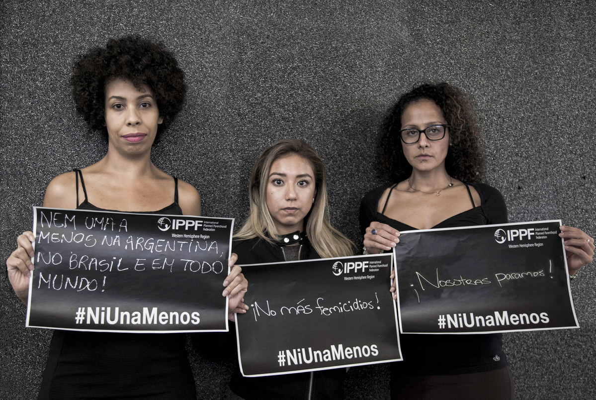 #NiUnaMenos campaign in Latin America