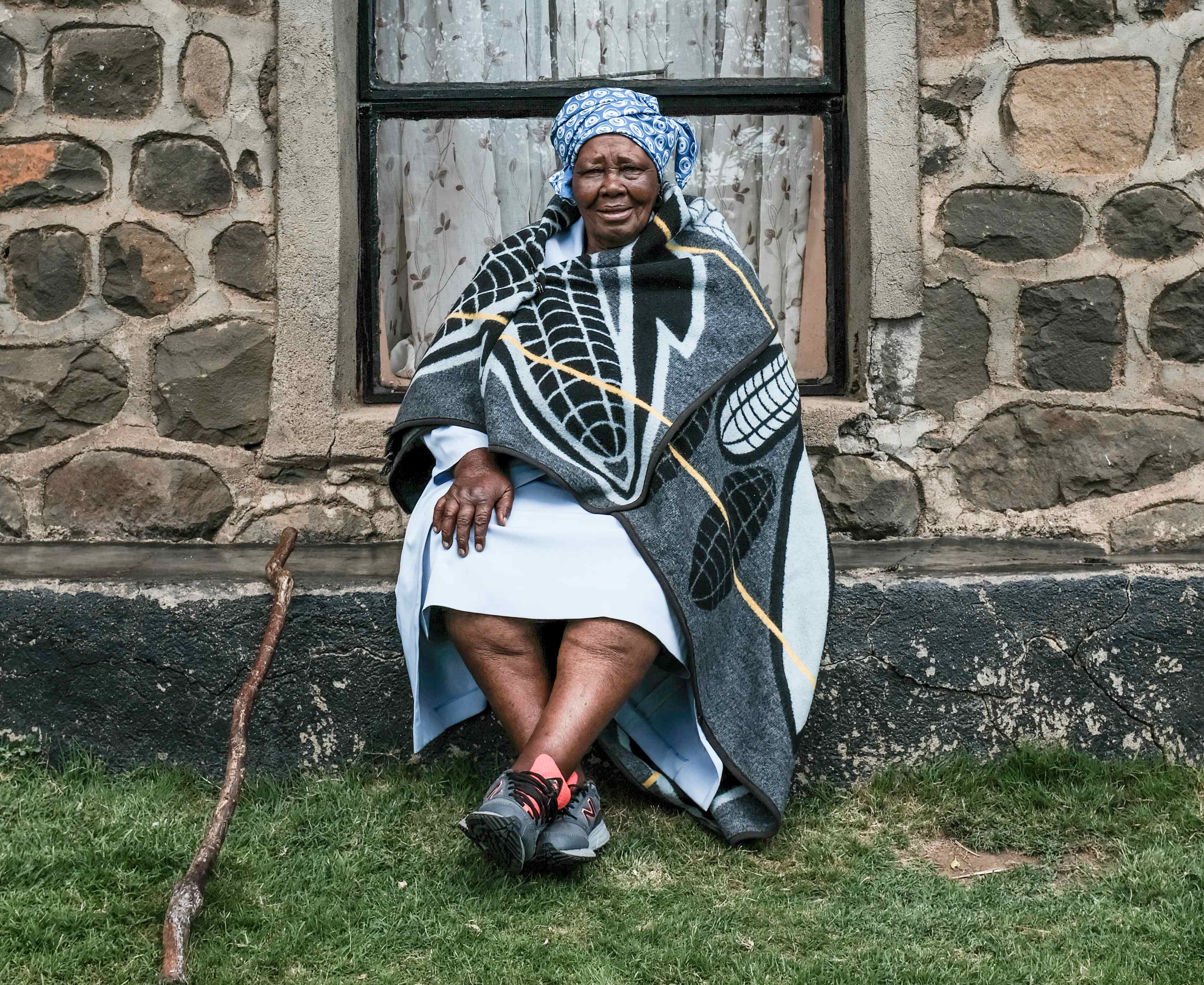 Makholu Mahao, Lesotho, community leader