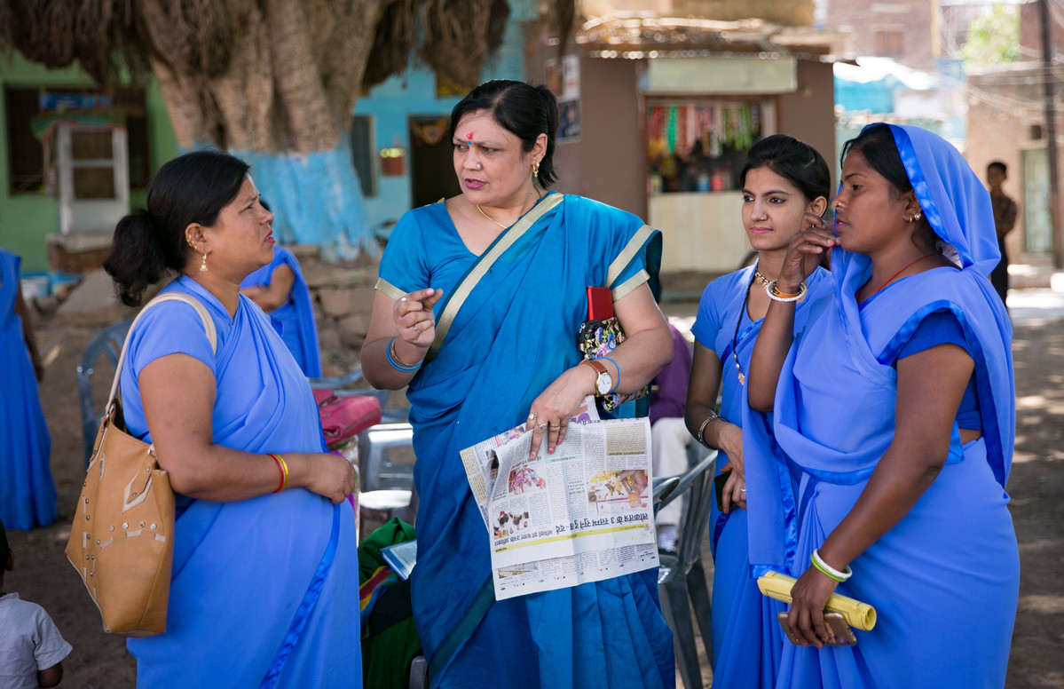 Group of community healthcare workers. 