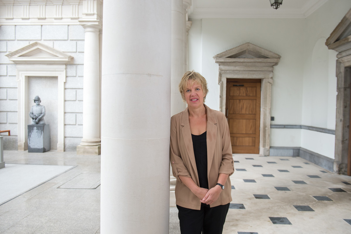 Ivana Bacik Labour Party Senator, Leinster House, Dublin