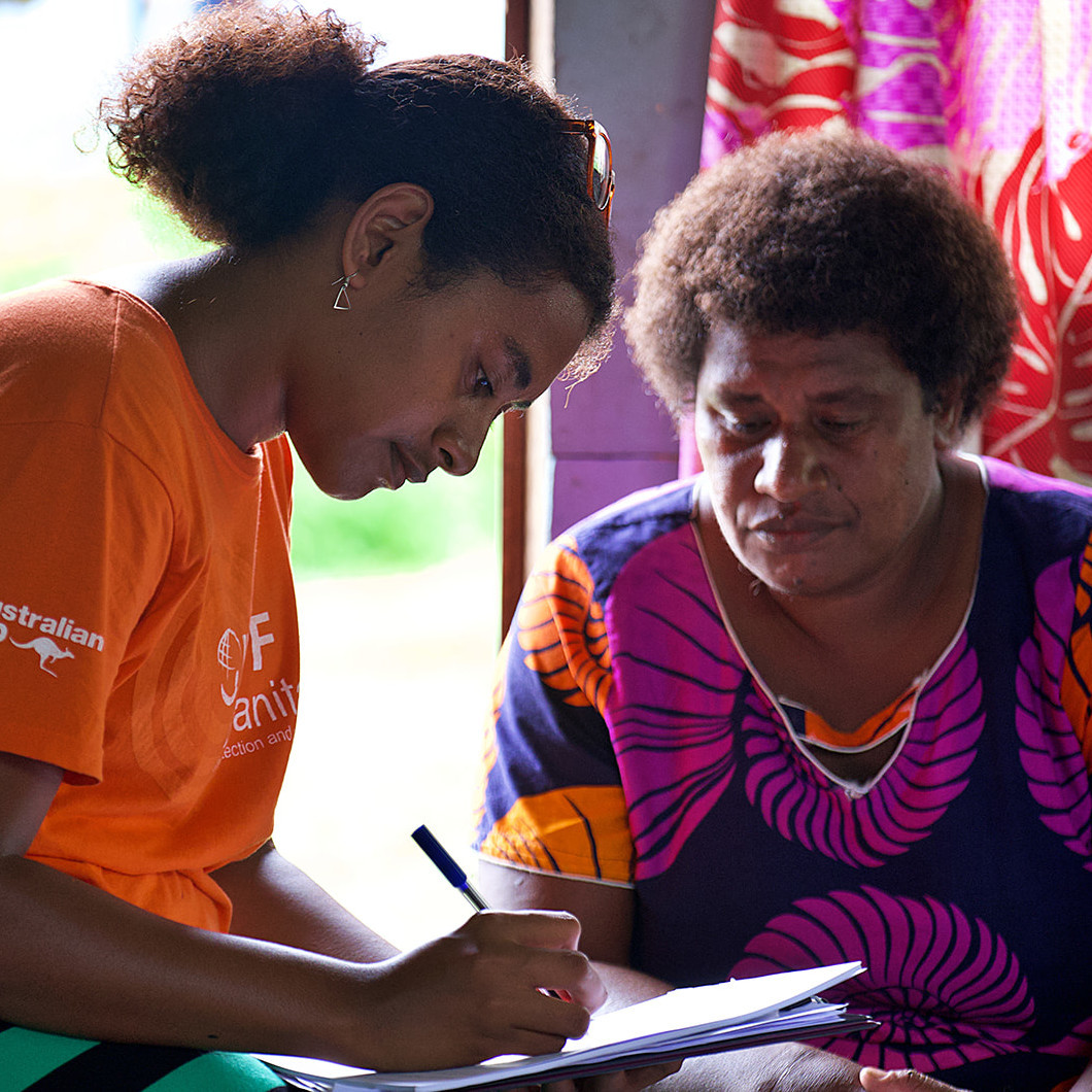 Humanitarian response team, Fiji.