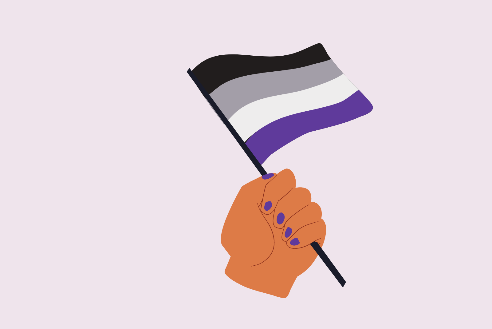 Asexuality flag