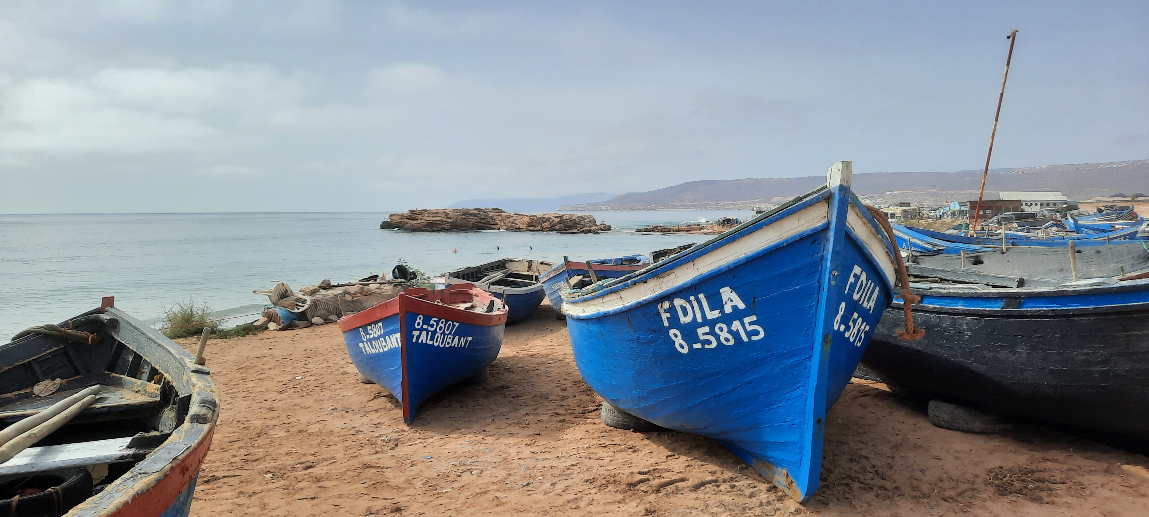 Fishery boats in Morocco