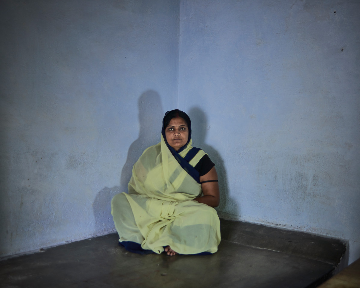 Women attend a beauty training workshop in Gwalior District Jail, Madhya Pradesh, India