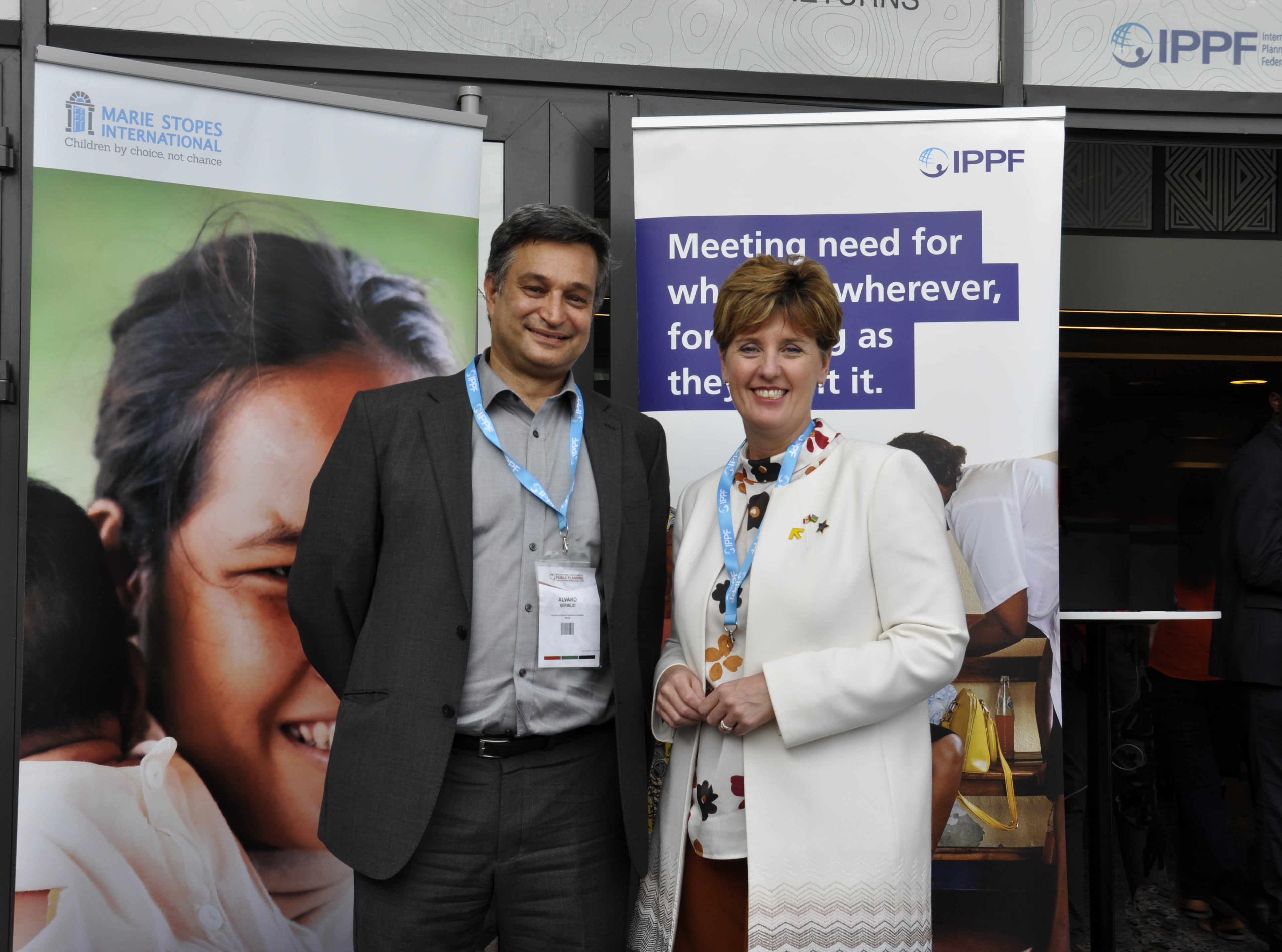 Dr Alvaro Bermejo & Marie-Claude Bibeau, Canada’s Minster of International Development 