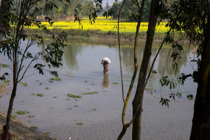 Floods in Belkuchi, Bangladesh