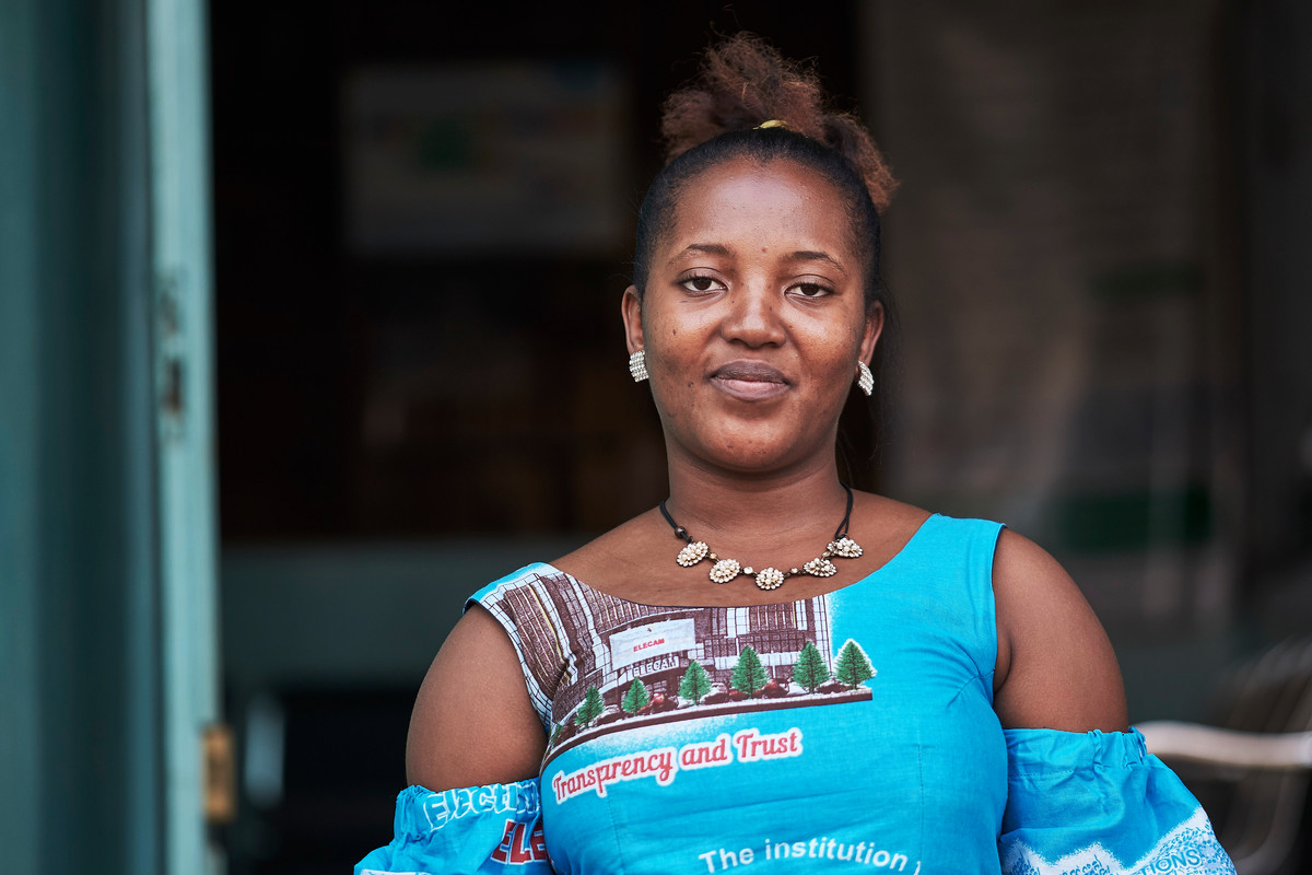 Rosa Joyce Ayong Tchonang, a youth representative
