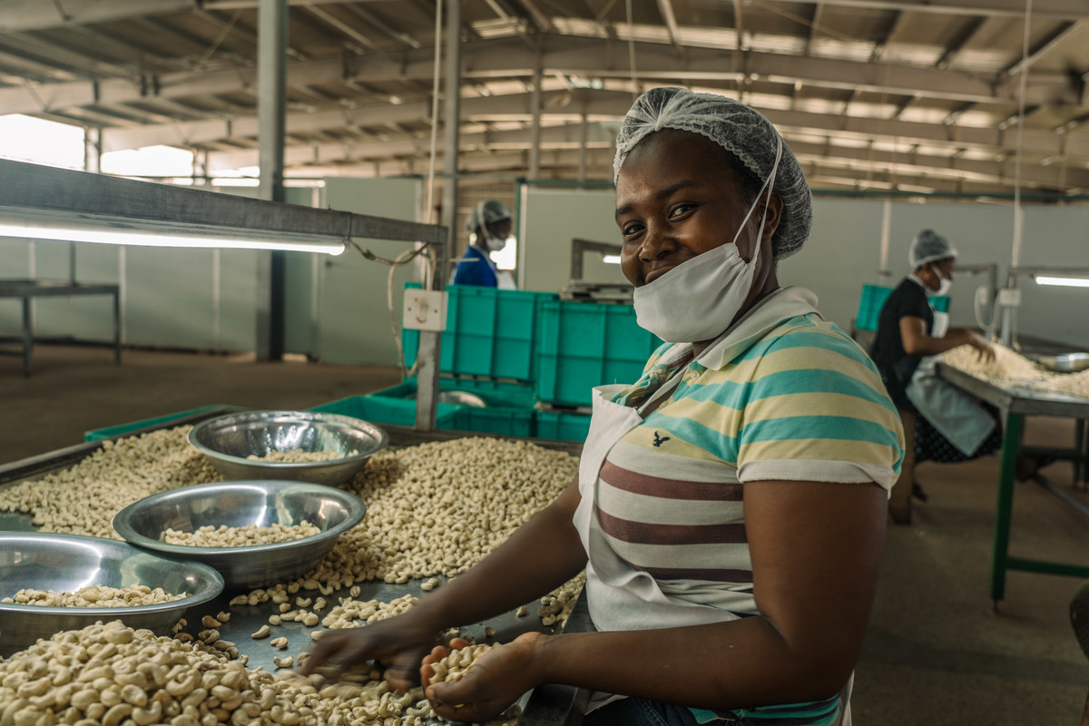 Sandra Opoku Agyemang, 27, Mim Cashew Factory worker.