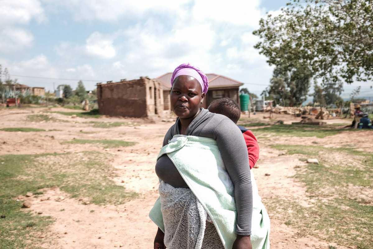 Makarabo Moqasa, 29, uses the LPPA outreach clinic in Mokhethoaneng and has used injectables for three months because she does not want more children.