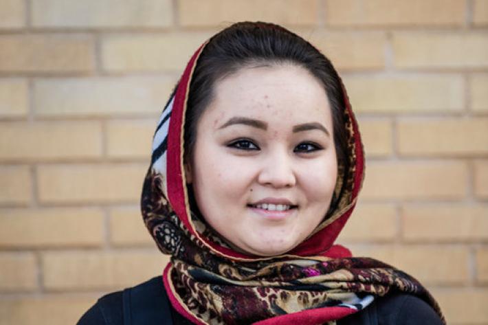 Masume Ahmadi is 20 years old and from Afghanistan. She now lives in Sweden and attends the Lundellska school in Uppsala.