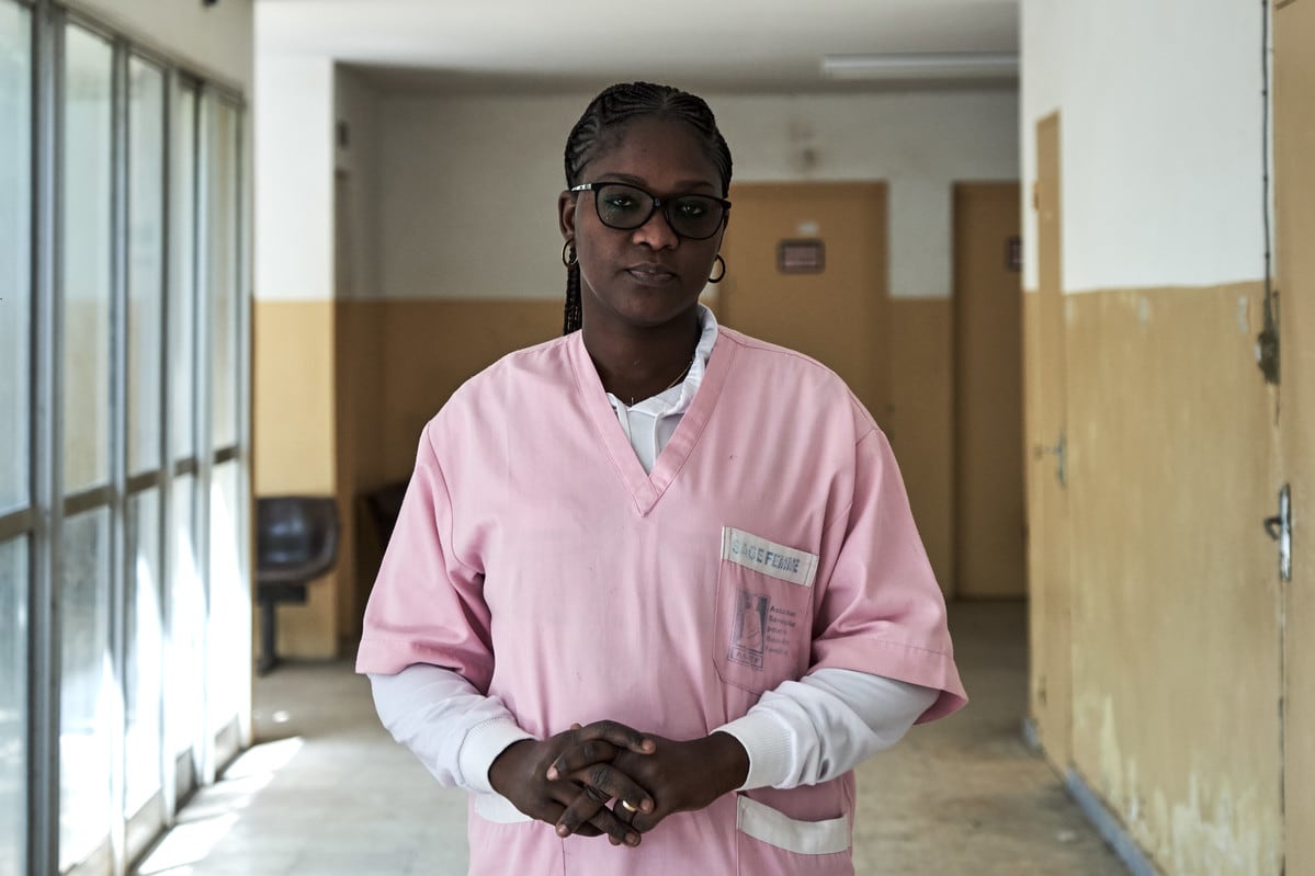 Ndeye Touré is a midwife