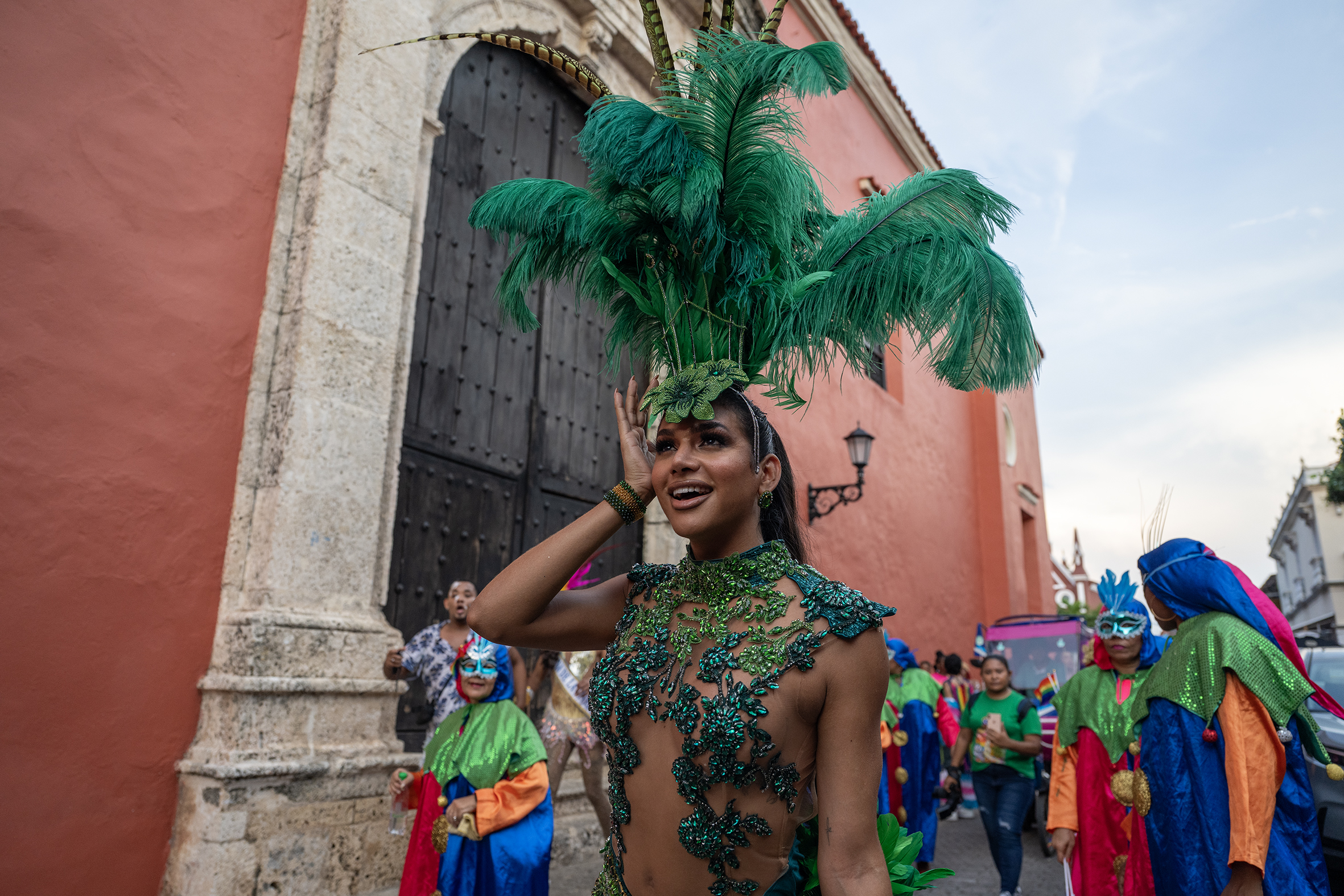 Image from the diversity street parade in Cartagena, Colombia