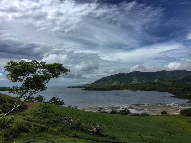 The Pacific seen from Raki Raki in Fiji.