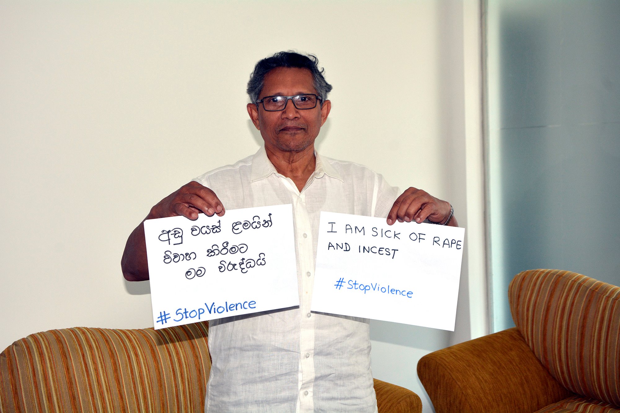 Activist from Sri Lanka: "I'm sick of rape and incest" 