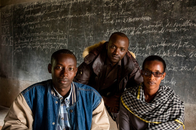 The staff team believe they have a crucial role to play as mentors alongside students at Murama Civil Engineering High School in Kirundo. 