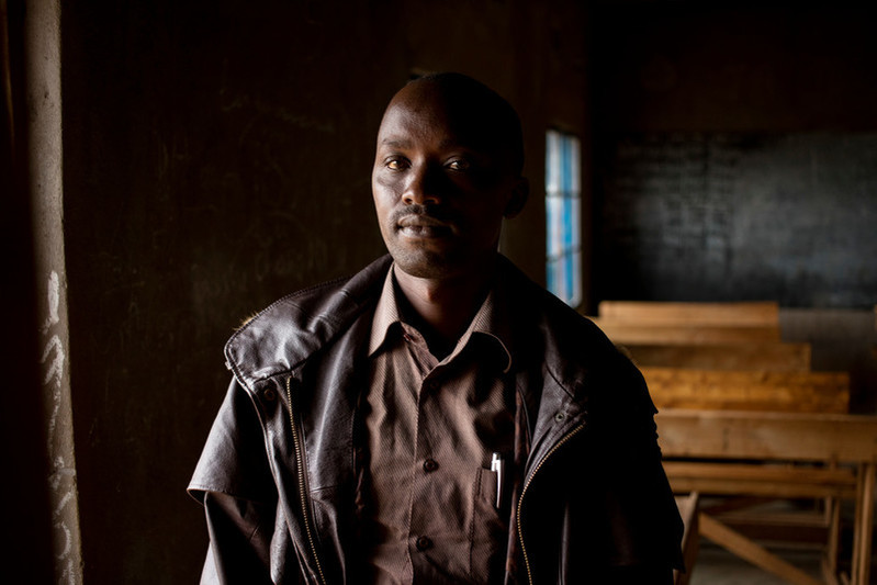 Headmaster, Mduwamahoro Marc, is one of the staff mentors at the health club at Murama Civil Engineering High School in Kirundo. 