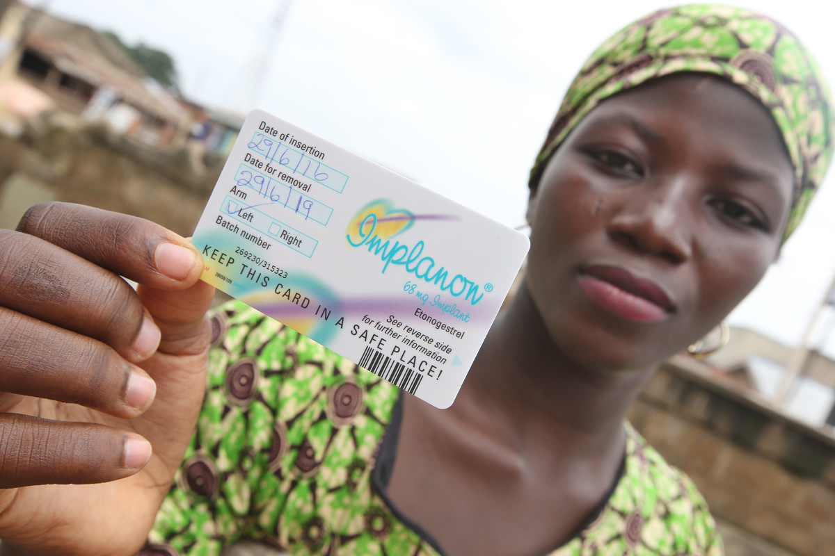 IPPF client comes to the clinic to get family planning