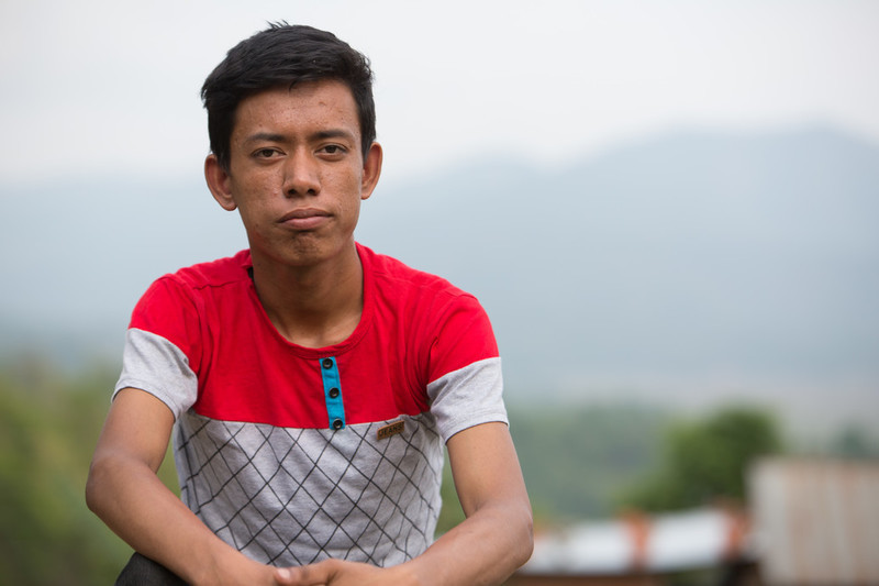 “After I was diagnosed as HIV positive, slowly all the people in the area found out about my status and there was so much discrimination. My friends at school didn’t want to sit with me and they humiliated and bullied me,” he says.  