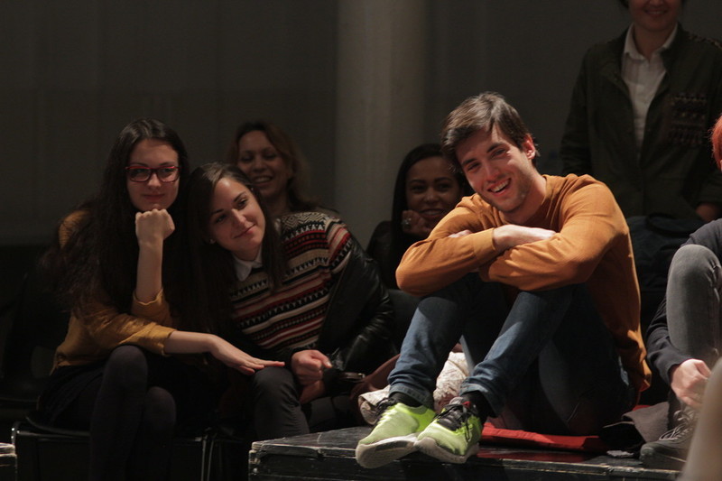 Young people in Belgrade take part in a theatre-based education project focusing on gender stereotypes.
