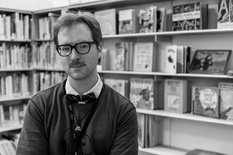 Kacper Jarecki, community library manager, says the partnership was simply an extension of the role played by libraries through history. "We are fans of having people educated and knowing what kinds of options and choices they have." 