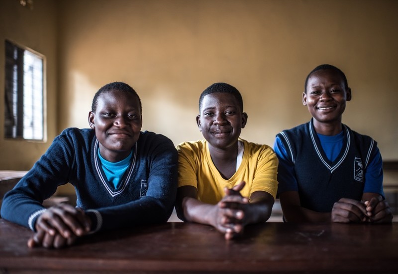 Sharon, Ritah and Mabel are student counsellors at a secondary school in Namuganga, Uganda. They educate their peers about unsafe abortion. "The girls know about contraceptives like the pill and we have given some of them referral cards for them to access the contraceptives from the health centres."