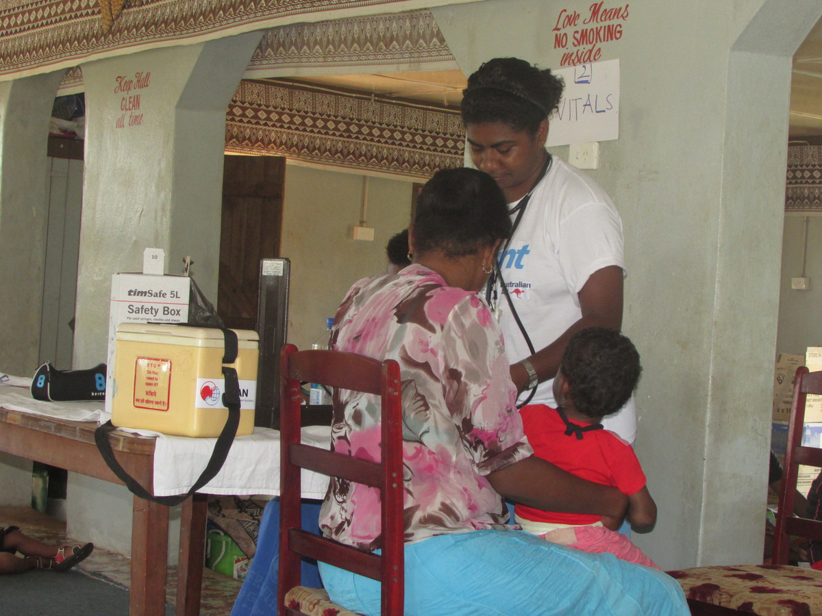 In IPPF camps, we're guaranteeing medical checks to women and children