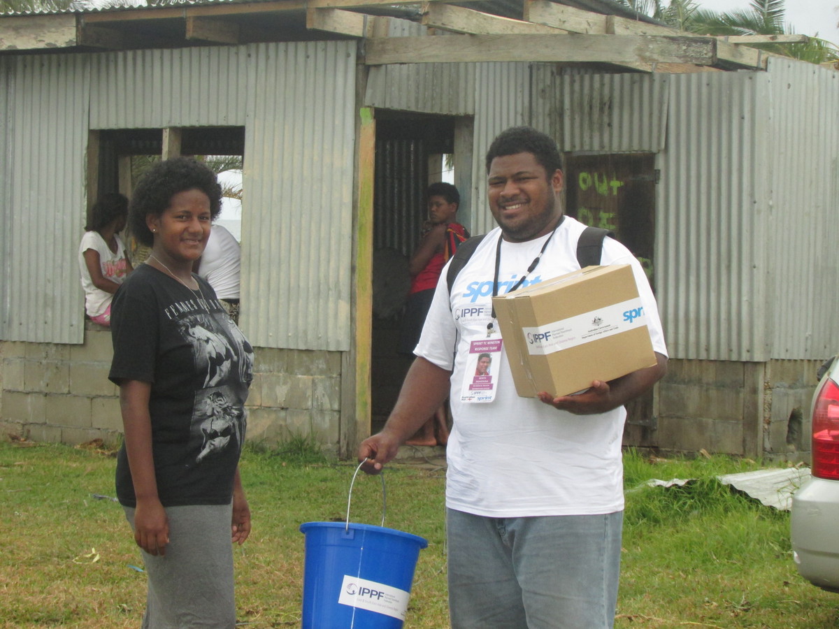 We're providing essential dignity and hygiene kits