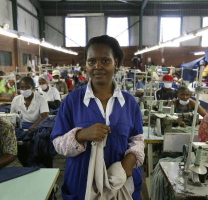 Ethiopia sewing factory 