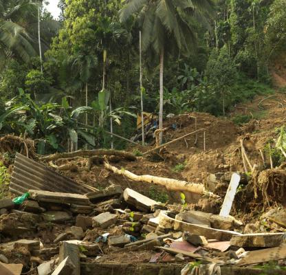 The aftermath of the floods 