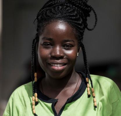 Régina, 22, youth volunteer 