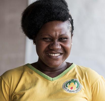 Helene from IPPF's Benin Member Association