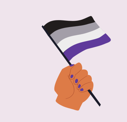 Asexual pride flag
