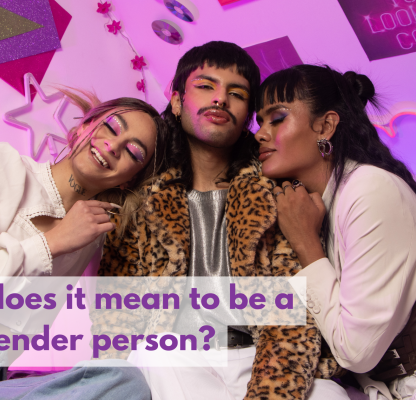What does it mean to be a transgender person?
