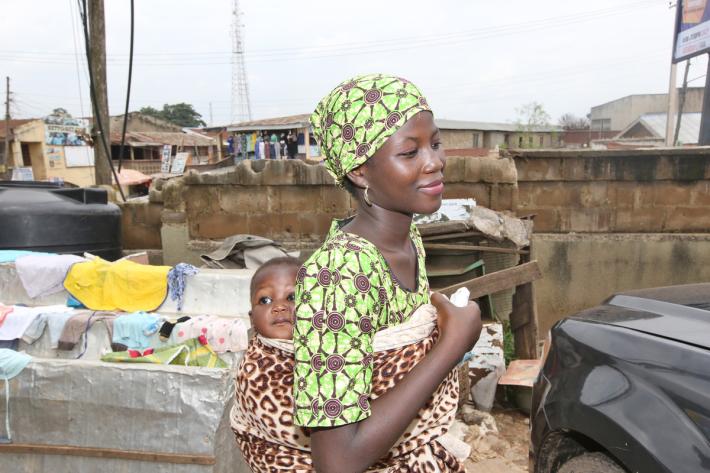 IPPF client comes to the clinic to get family planning