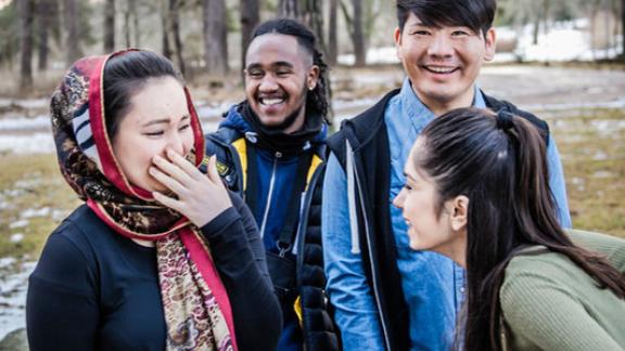 Young refugees in Sweden. Credits: Otter Magazine
