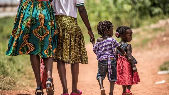 women and children in Gulu, Uganda, Credits: IPPF/Tommy Trenchard/2016